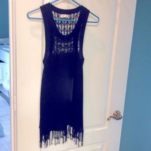 Ramy Brook Crochet coverup